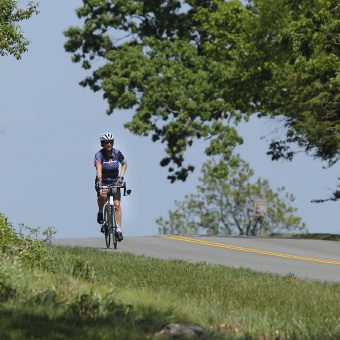 Rider Blue Ridge Bike Tour