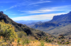 mountains in Big Bend National Park Bike Tour in Texas