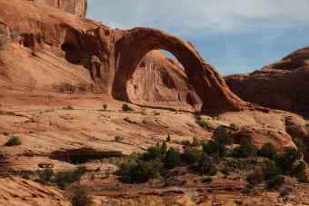 Rock arch Moab Arches and Canyonlands Bike Tour