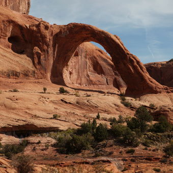 Rock arch Moab Arches and Canyonlands Bike Tour