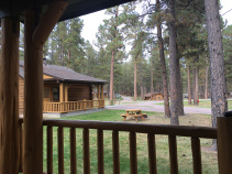 cabin view South Dakota Bike Tour