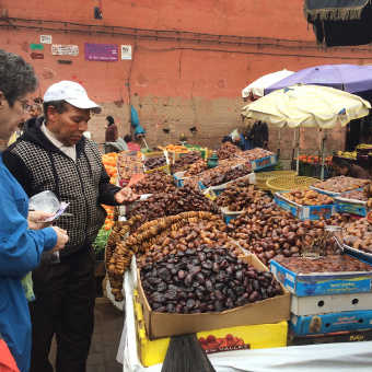 Food market Morocco Bike Tour