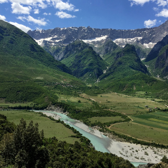 Mountain Scenery Albania Bike Tour