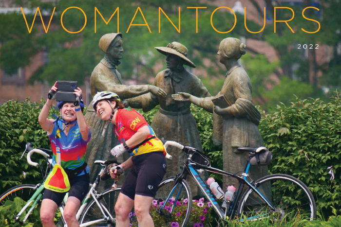 We portray the joy of bicycling in our 2022 bike tour catalog.