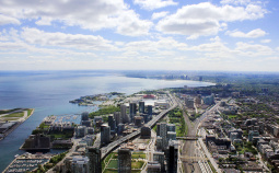 Toronto from the Bike Tour Around Lake Ontario