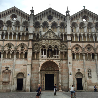 Church in Italy during Italy Bike and Barge Bike Tour