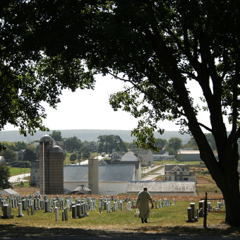 Cemetery view Pennsylvania Dutch Country Bike Tour