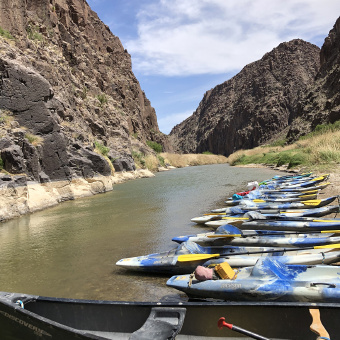 kayaks in Big Bend National Park Epic Bike Tour in Texas