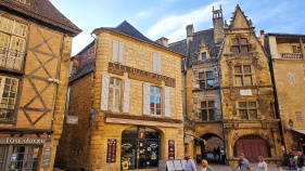 Bike Tour in Dordogne France -  town of Sarlat