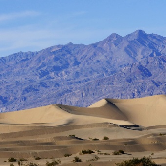 Mountain view Death Valley Bike Tour