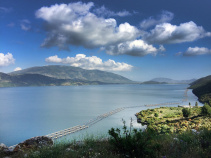 View of Lake during Albania Bike Tour