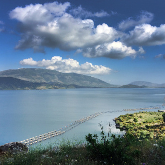 View of Lake during Albania Bike Tour