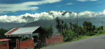 Sky line view Costa Rica Bike Tour