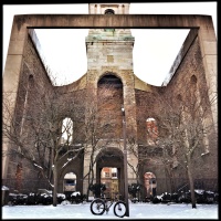 me and my bike at the top of the hill