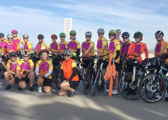 WomanTours Southern Tier Cross-Country Bike Tour 2018 group