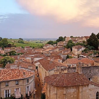 France Dordogne Village Rooftops