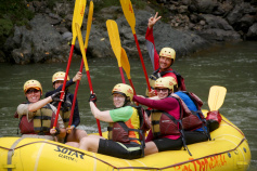 Rafting during Costa Rica Bike Tour