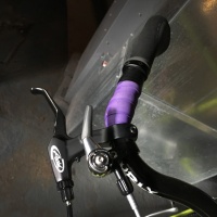 bar end shifters on bike