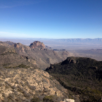 mountains in Big Bend National Park Bike Tour in Texas