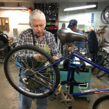Fixing a bike R Community Bikes