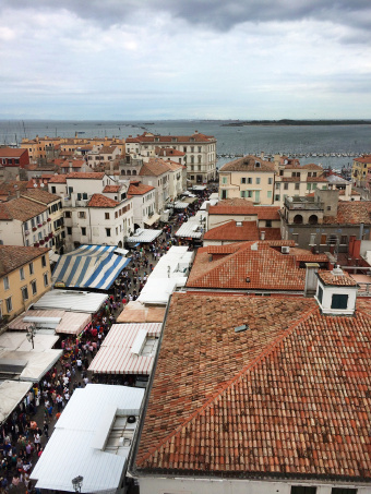 City life and view during Italy Bike and Barge Bike Tour