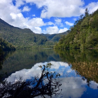 View in Chile's Lake District from the Chile Bike Tour