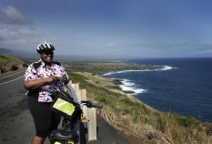 Ocean view during Hawaii Bike Tour