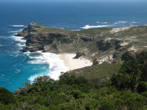 Scenic view coast South Africa Bike Tour