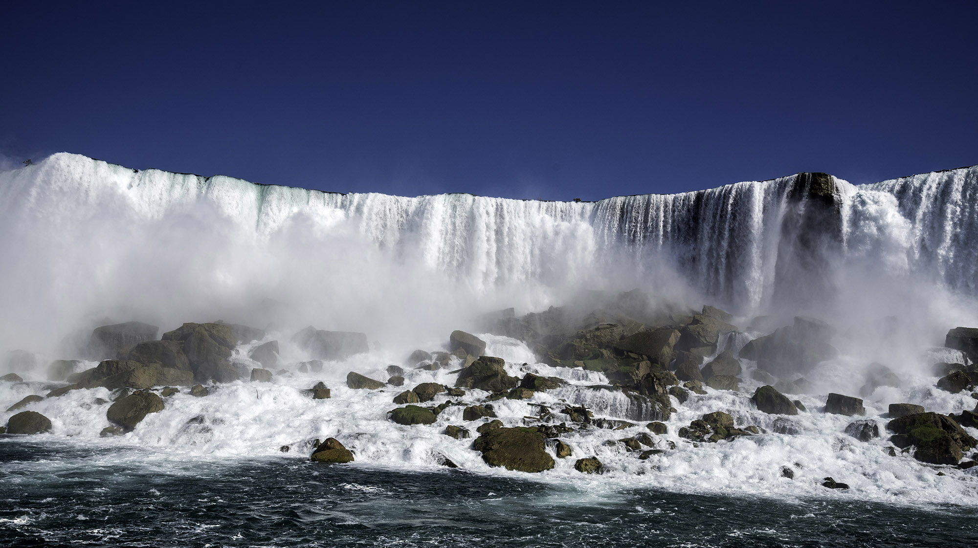 view of Niagara Falls, a stop on one of our bike tours