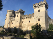 small castle seen during France Bike Tour