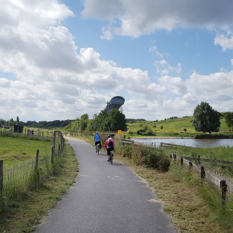 Bike path Holland Bike and Barge Meandering the Meuse Bike Tour