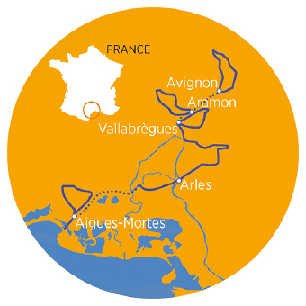 France: Bike and Barge Tour - Aigues-Mortes to Avignon