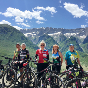 View During Albania Bike Tour