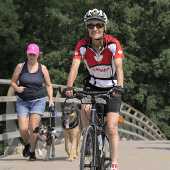 Erie Canal Trail from the Bike Tour Around Lake Ontario