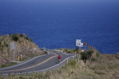 View of ocean and bike path Hawaii Bike Tour