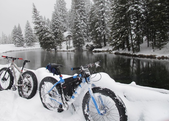 Biking Challenge in the winter