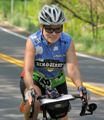 Virginia Sorrow on a WomanTours bike tour