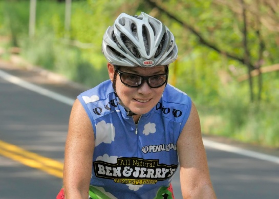Virginia Sorrow on a WomanTours bike tour