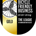 Gold Bicycle Friendly Business logo
