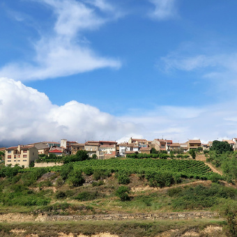 small village view Spain Camino de Santiago bike tour