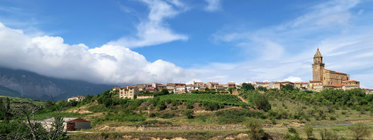 small village view Spain Camino de Santiago bike tour