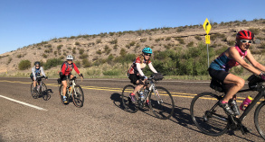 bikers from Big Bend National Park Epic Bike Tour in Texas