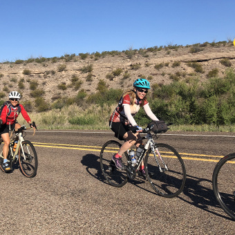 bikers from Big Bend National Park Epic Bike Tour in Texas