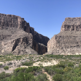 mountains in Big Bend National Park Bike Tour in Texas