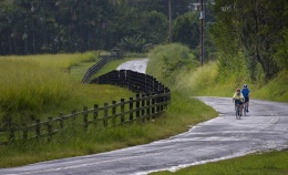 Bike path during Hawaii Bike Tour