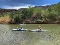kayakers from Big Bend National Park Epic Bike Tour in Texas