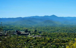 Mountains in Asheville, NC Bike Tour