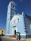 Cuban church on Cuba bike tour