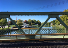 View from bridge Erie Canal Bike Tour