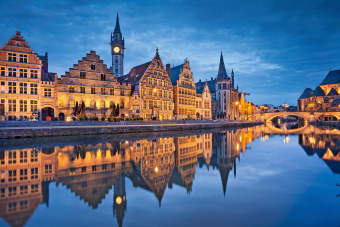 City of Ghent at night